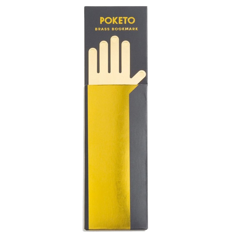 Stationery Poketo | Brass Hand Bookmark