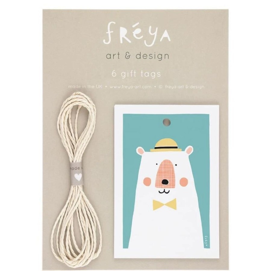 Wrap Freya Art & Design | Blue Bear Gift Tags