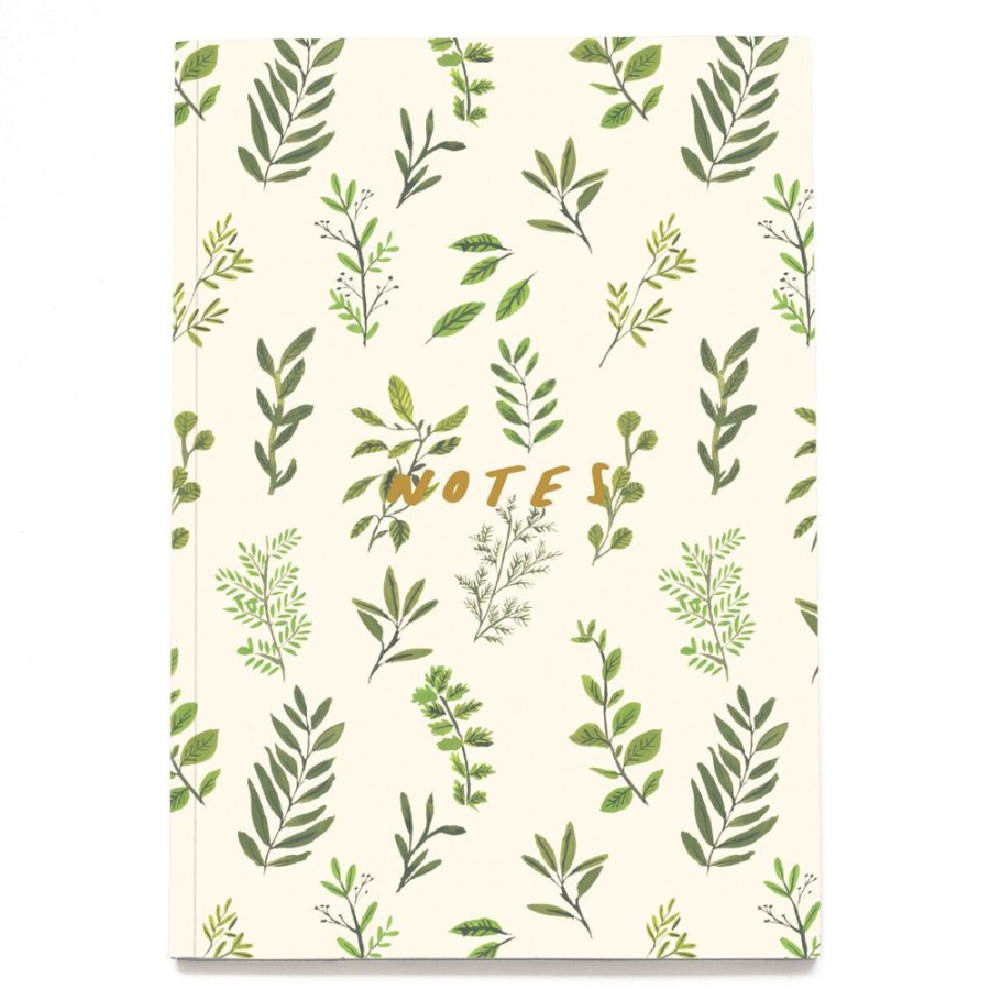 Notebooks & Planners Old English Company | Plants Linen Notebook