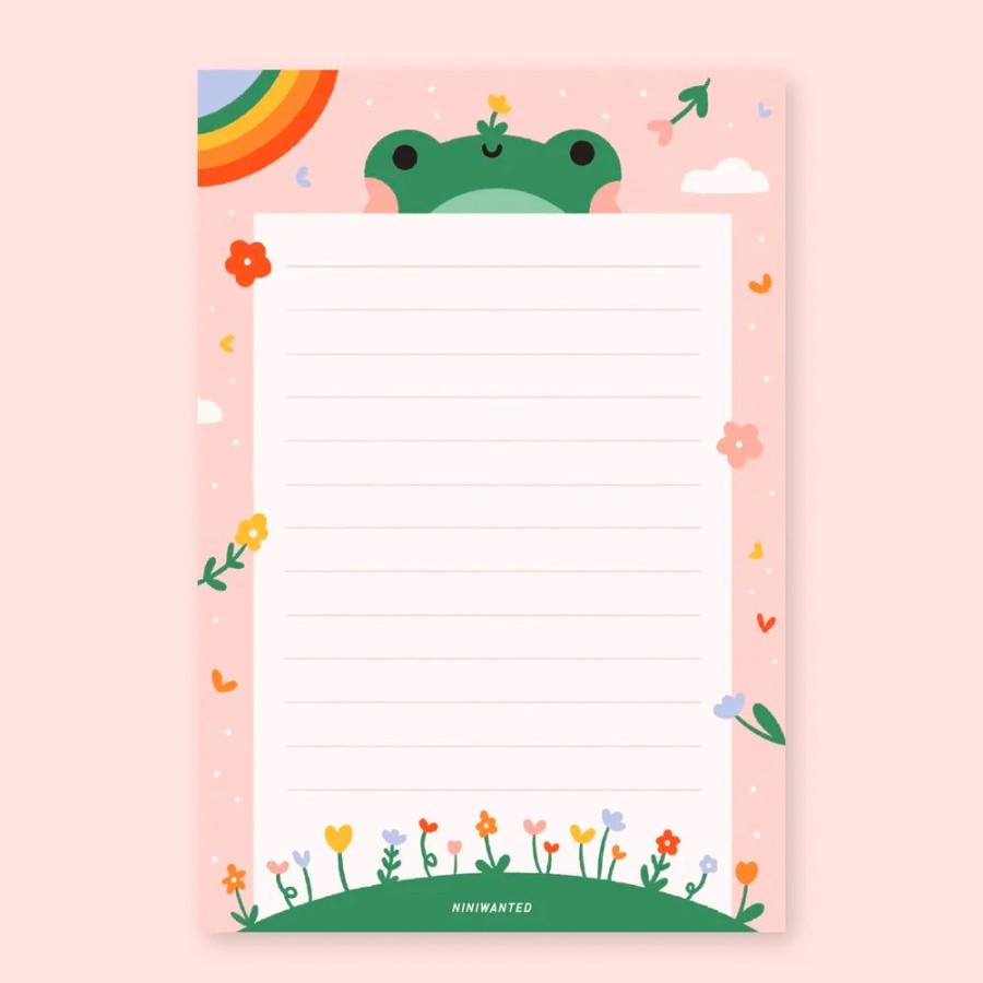 Stationery Niniwanted | Happy Frog Notepad