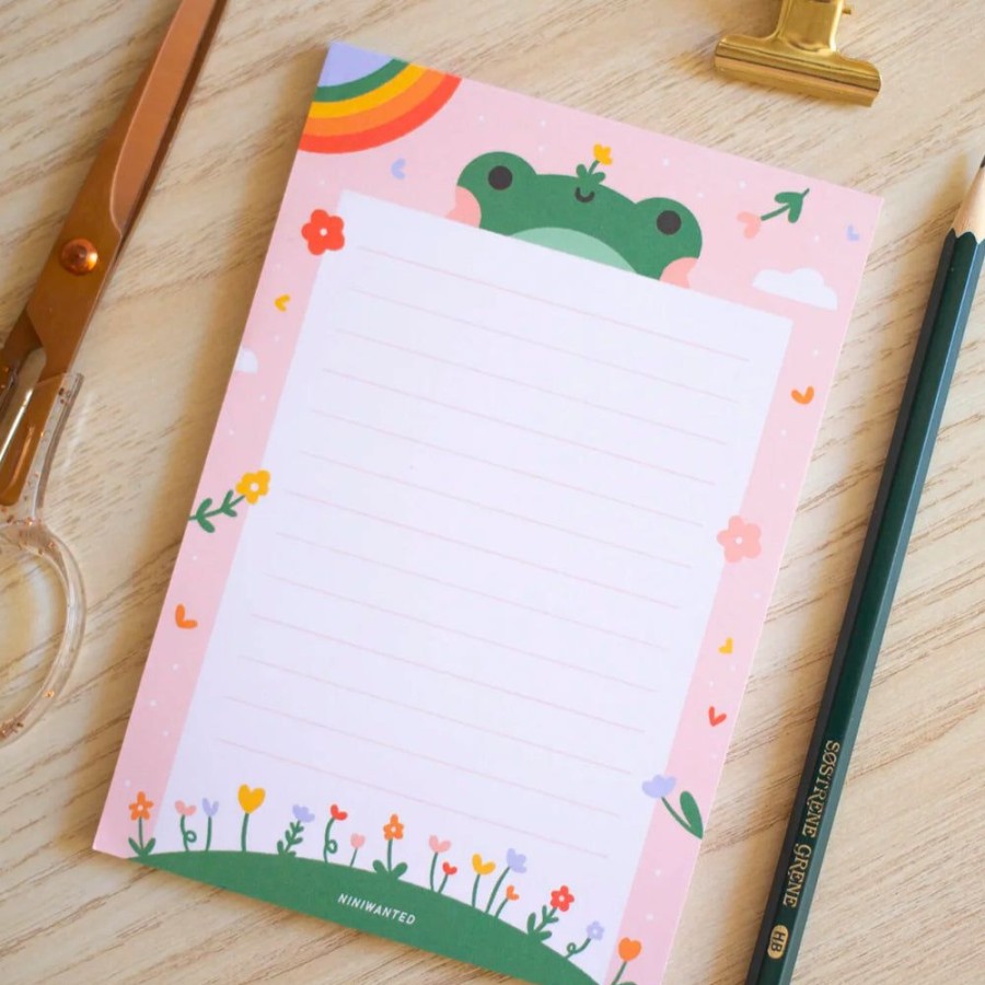 Stationery Niniwanted | Happy Frog Notepad