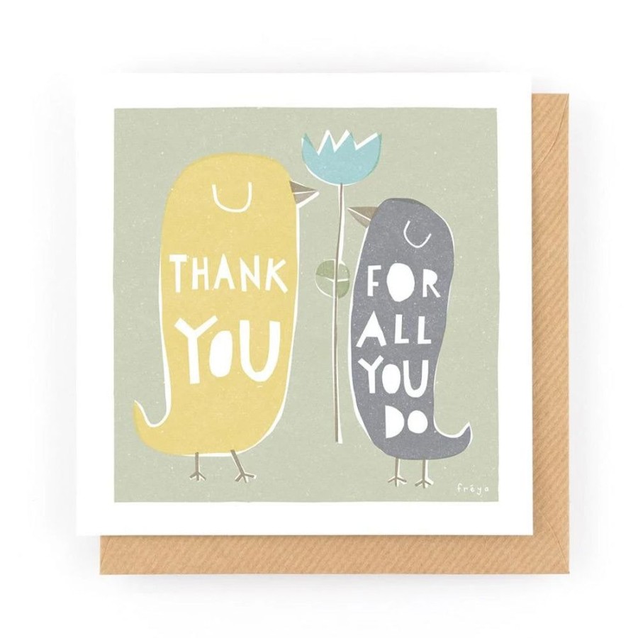 Cards Freya Art & Design | Thank You For All You Do Card