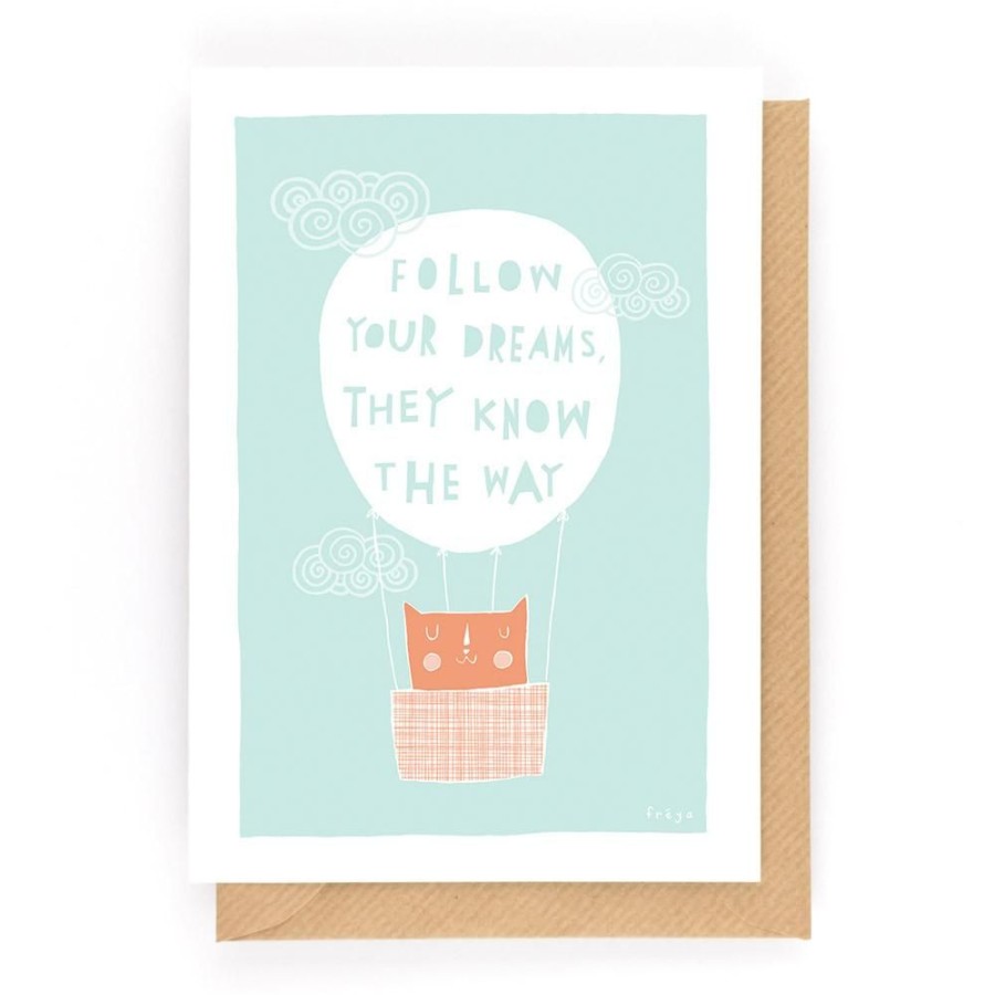 Cards Freya Art & Design | Follow Your Dreams Card