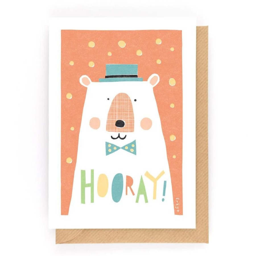 Cards Freya Art & Design | Hooray Bear! Card