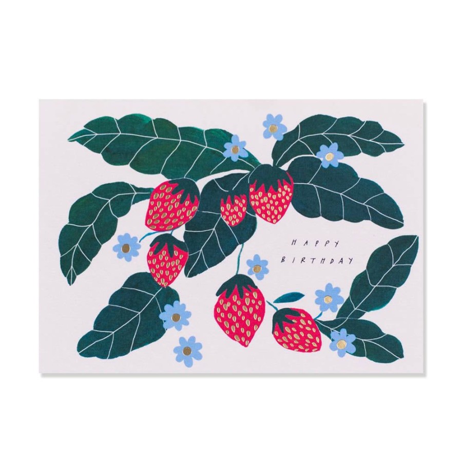 Cards Katie Housley | Happy Birthday Strawberry Card