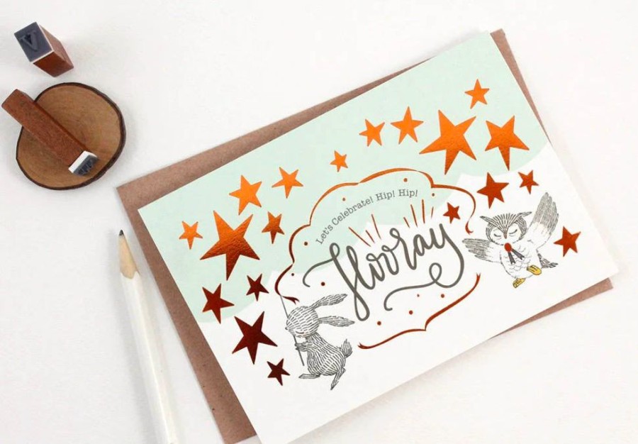 Cards Whimsy Whimsical | Let'S Celebrate, Hip Hip Hooray Card