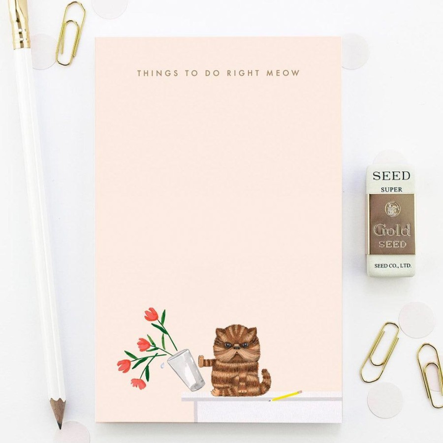 Stationery Dear Hancock | Right Meow Notepad