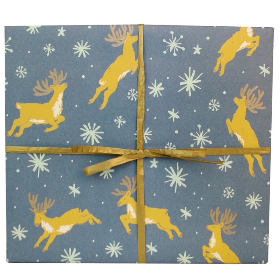 Wrap Smudge Ink | Reindeer Gift Wrap