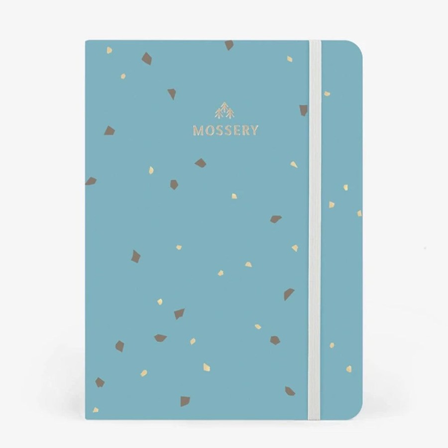 Notebooks & Planners Mossery | Almond Blossoms Threadbound Notebook With Lined Pages