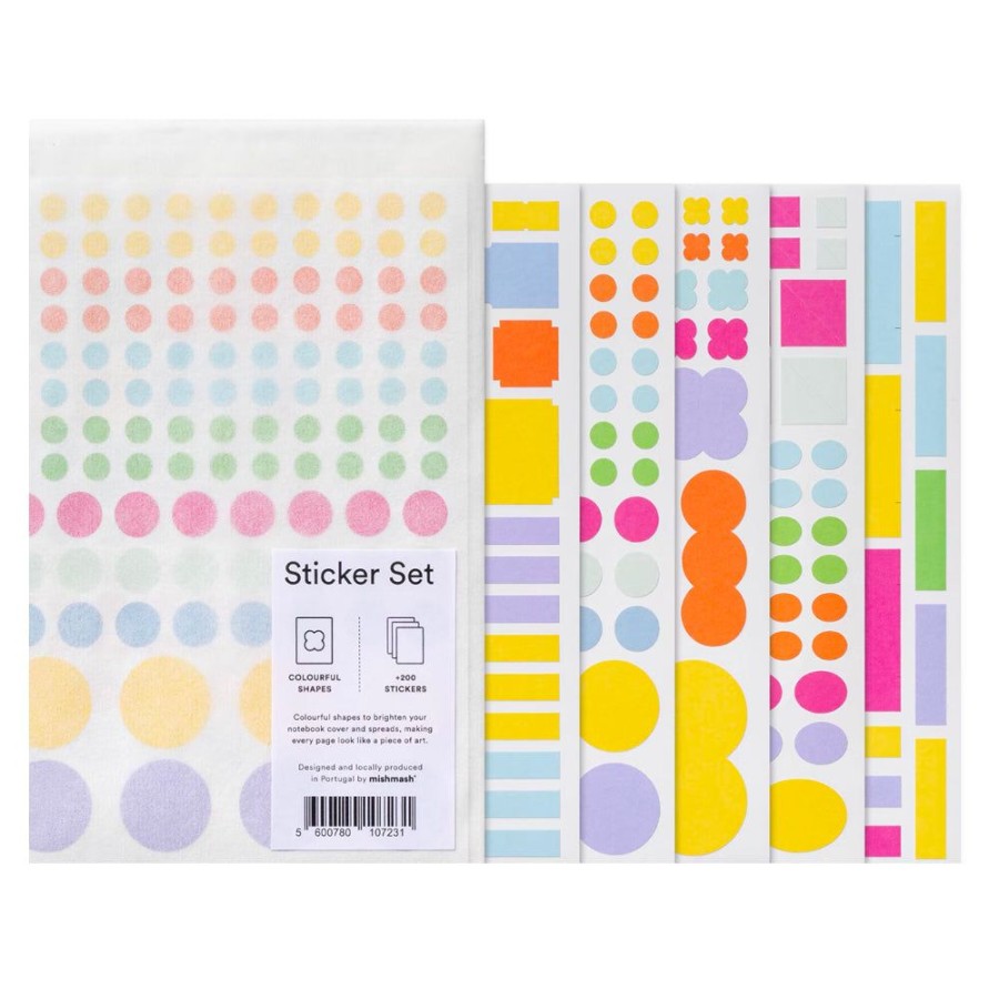 Stationery mishmash | Shapes Sticker Set