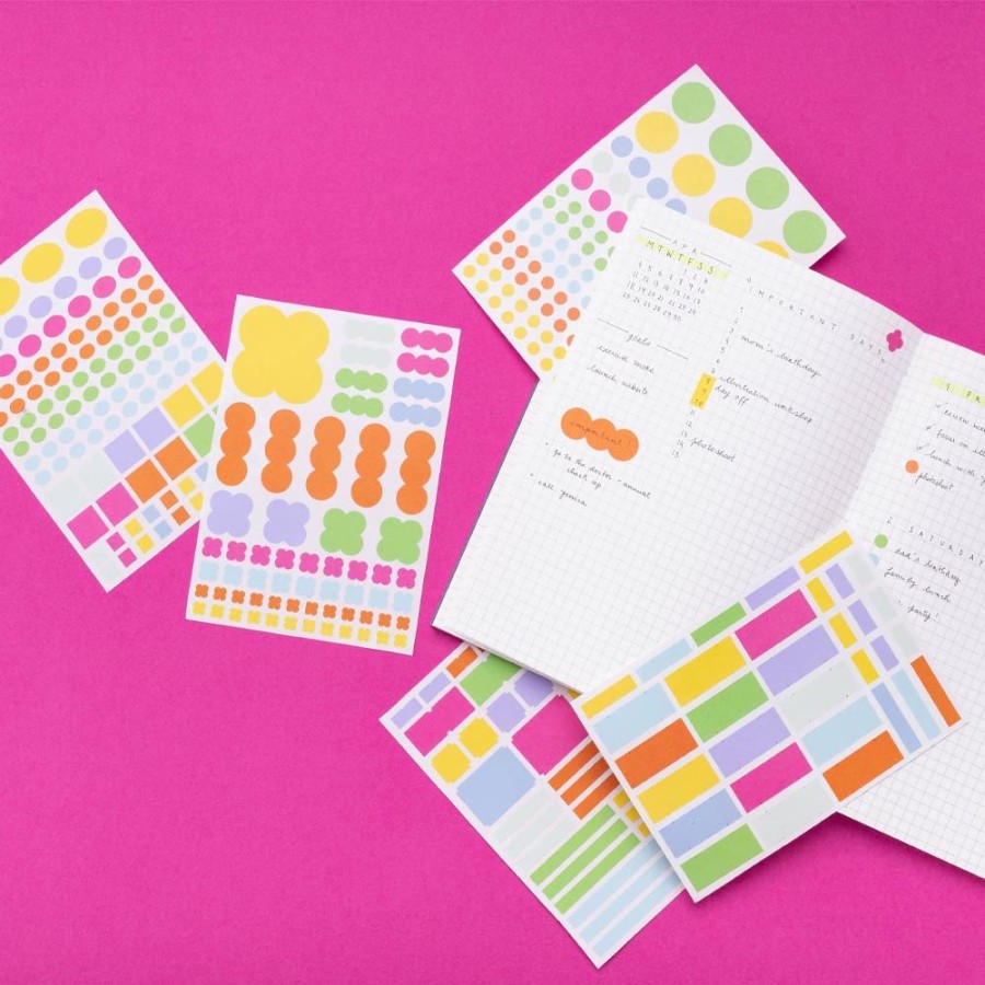 Stationery mishmash | Shapes Sticker Set