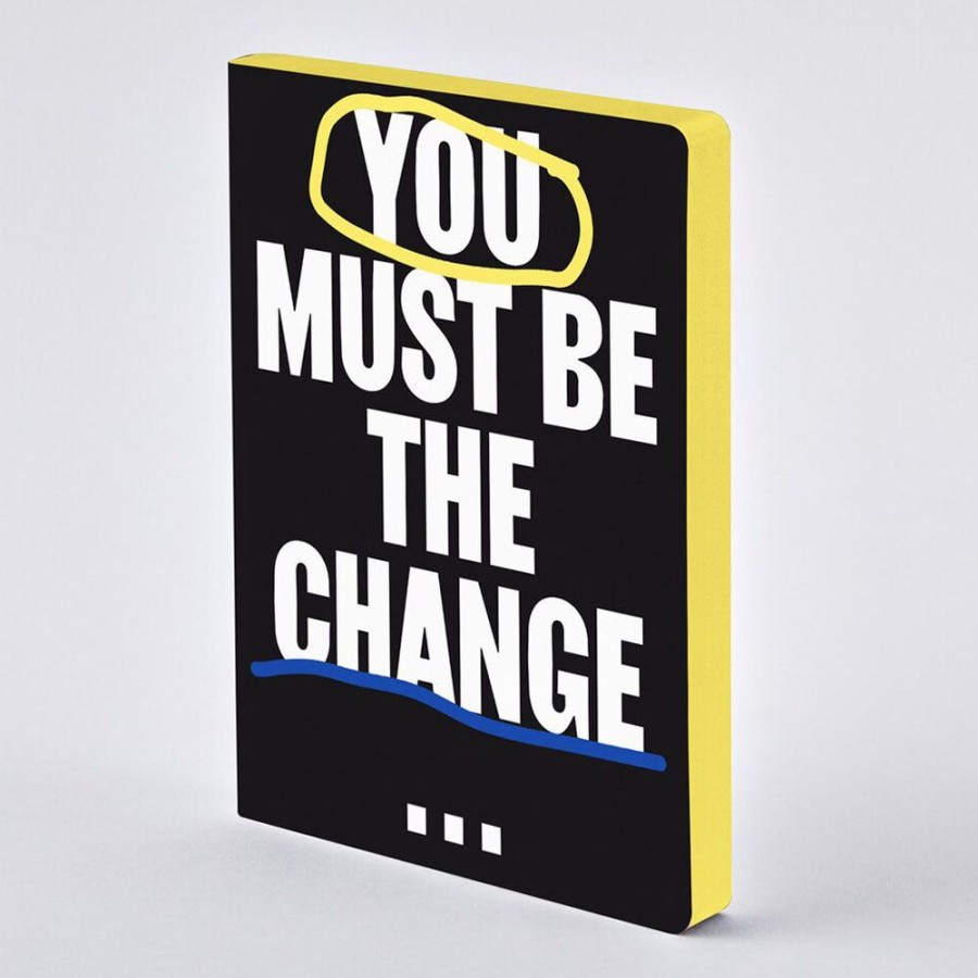 Notebooks & Planners Nuuna | You Must Be The Change Graphic Notebook