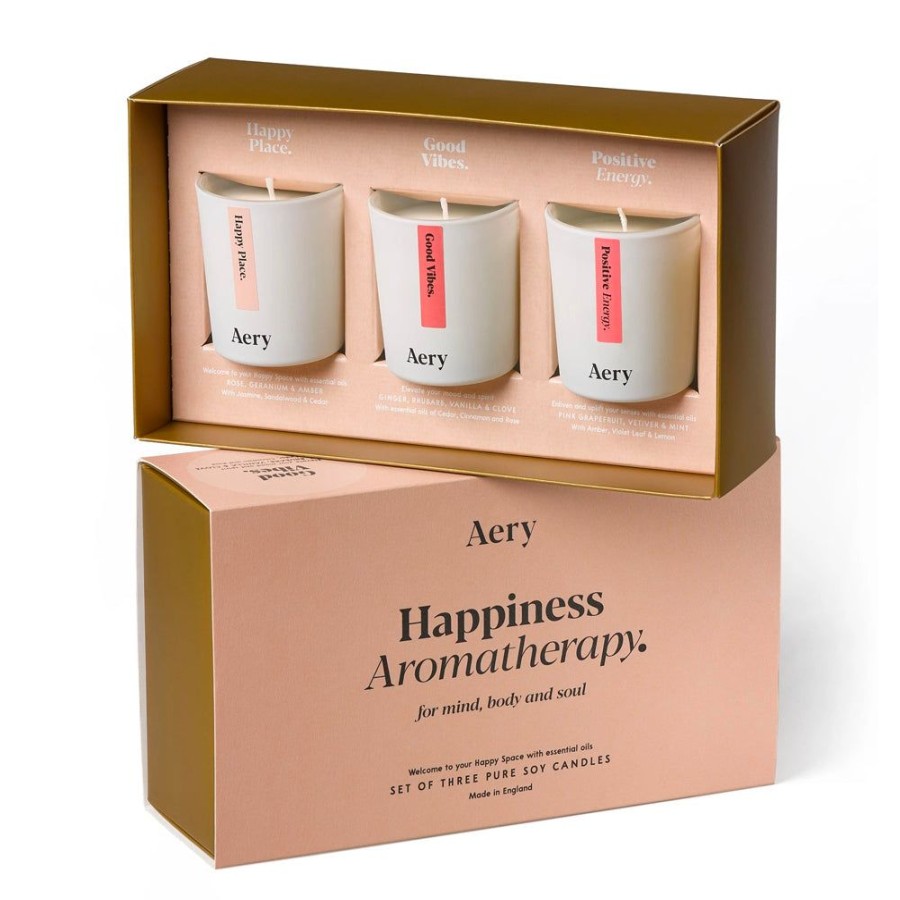 Lifestyle Aery Living | Aery Happiness Aromatherapy Set Of Votive Candles