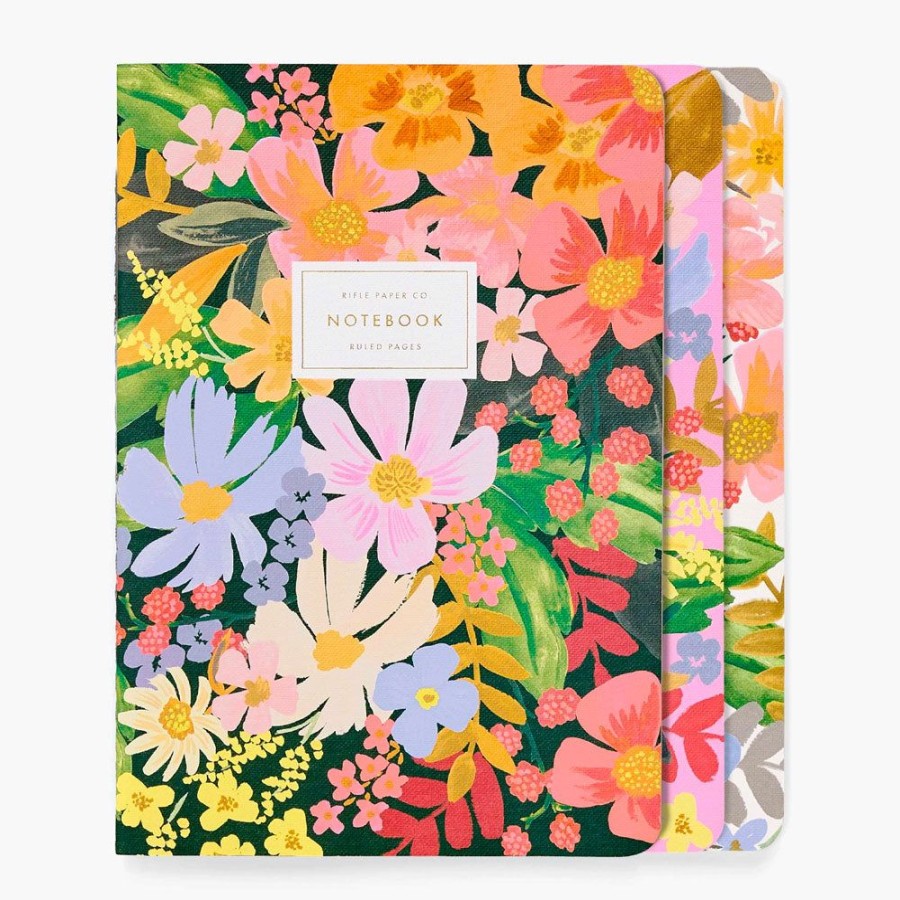 Notebooks & Planners Rifle Paper Co | Marguerite Stitched Notebook Set