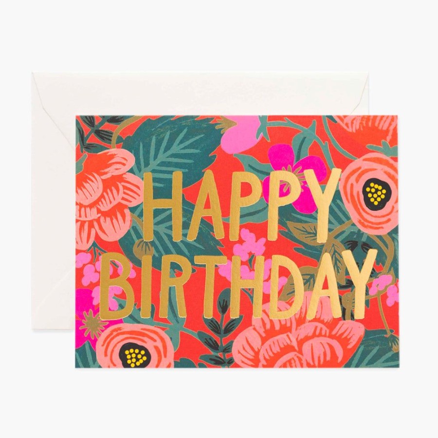 Cards Rifle Paper Co | Poppy Birthday Card