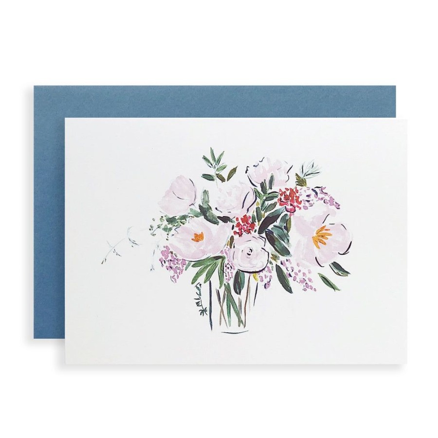 Cards Peggy & Kate | Peony Vase Card