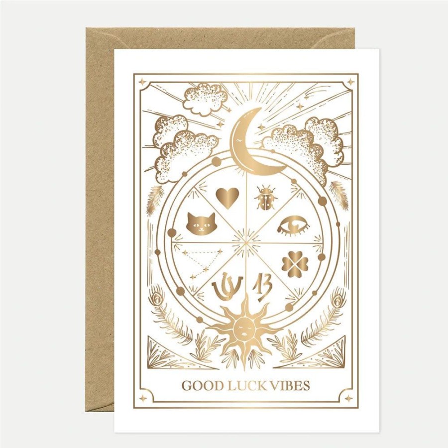 Cards All the Ways to Say | Gold Good Luck Card