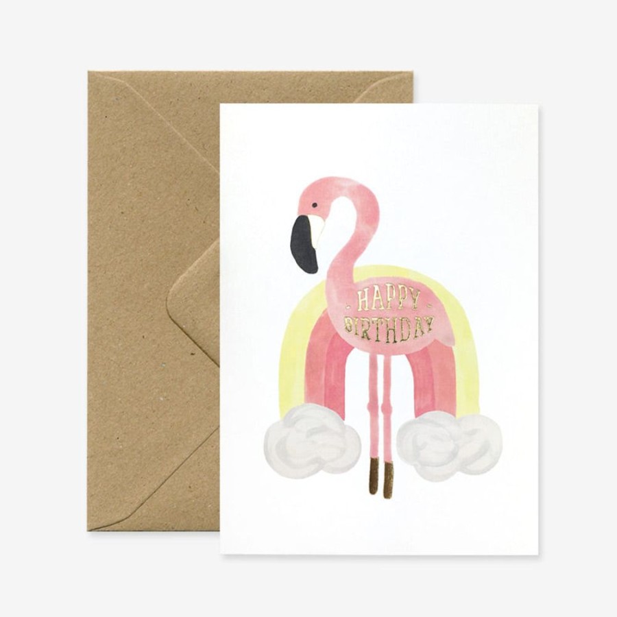 Cards All the Ways to Say | Happy Birthday Flamingo Card