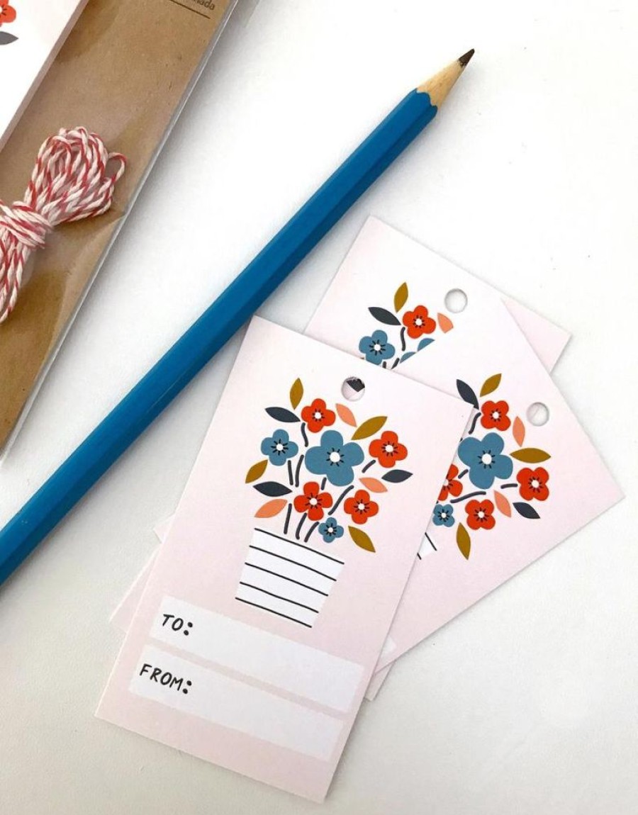 Wrap The Beautiful Project | Flowerpot Gift Tags