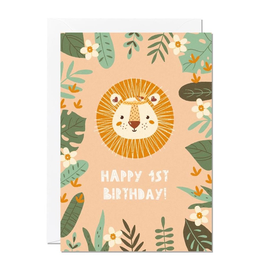 Cards Ricicle Cards | 1St Birthday Children'S Card