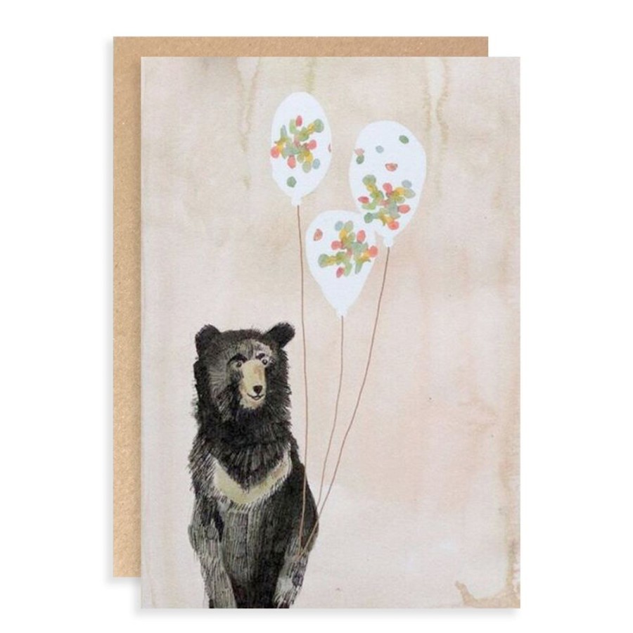 Cards Dear Prudence | Bear And Balloons Birthday Card