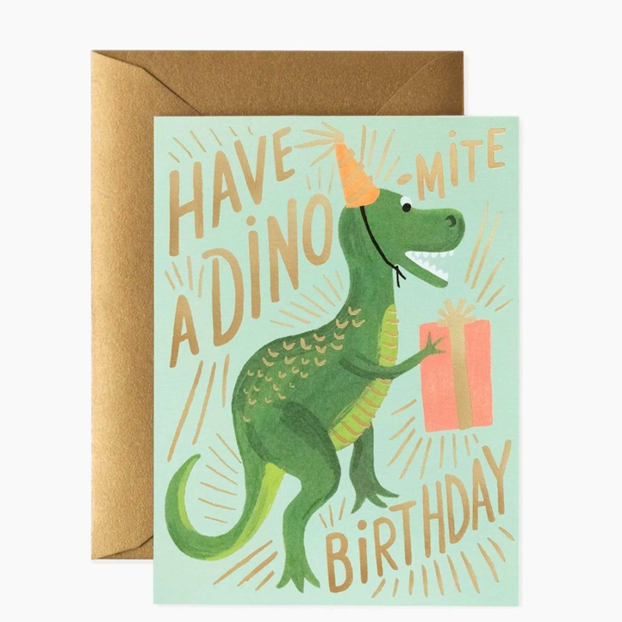 Cards Rifle Paper Co | Dino-Mite Birthday Card