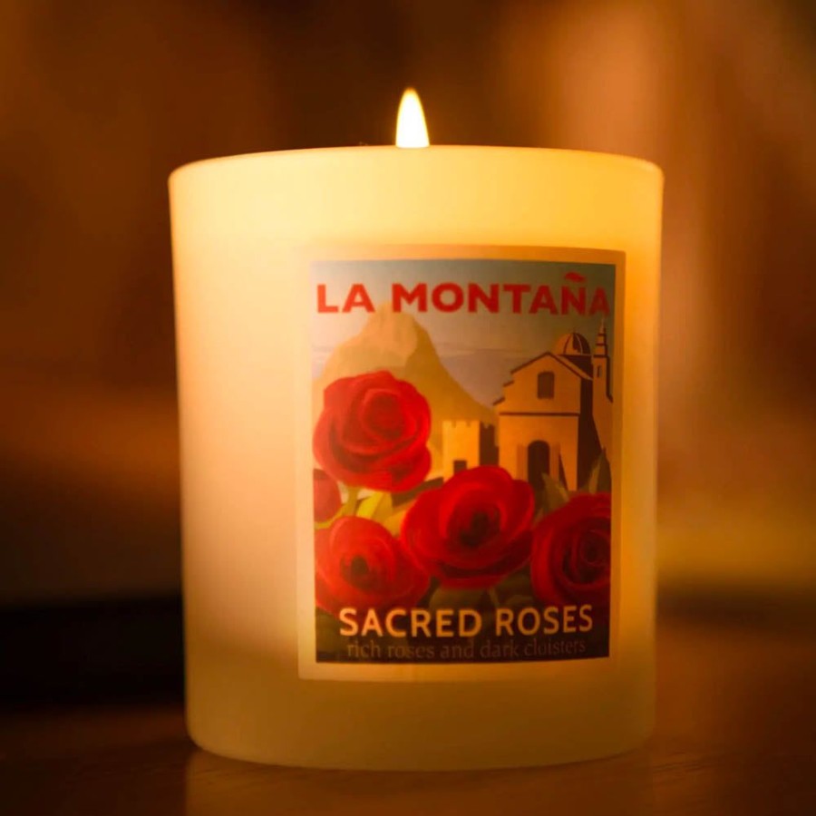 Lifestyle La Montaña | La Montana Sacred Roses Candle