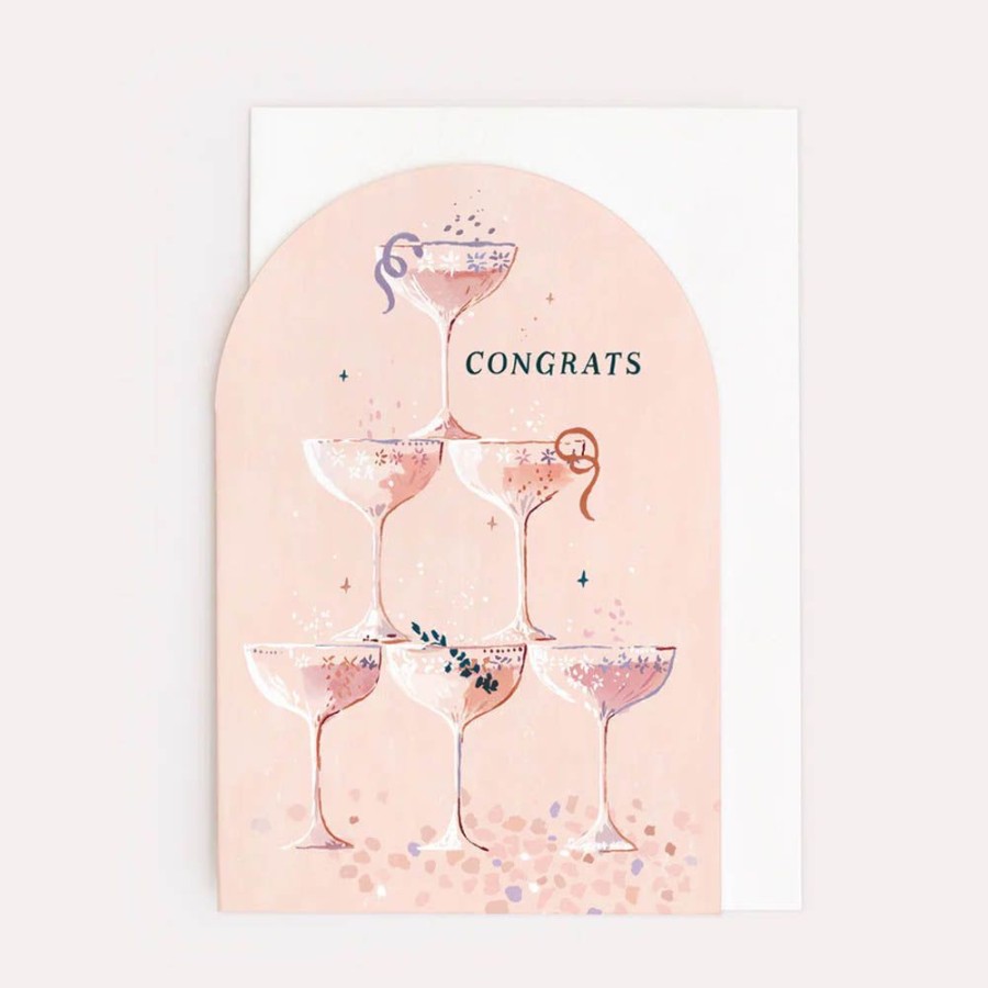 Cards Sister Paper Co. | Champagne Congratulations Card