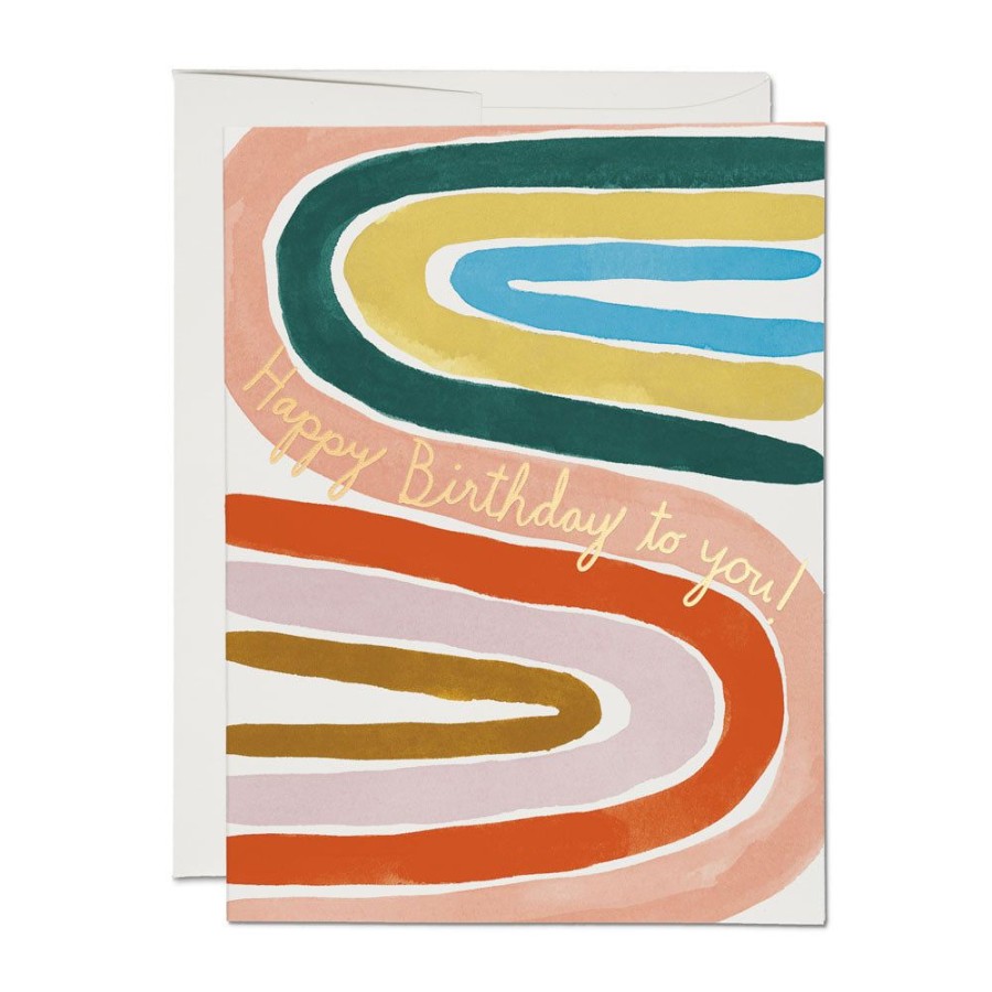 Cards Red Cap Cards | Perfect Rainbow Birthday Card