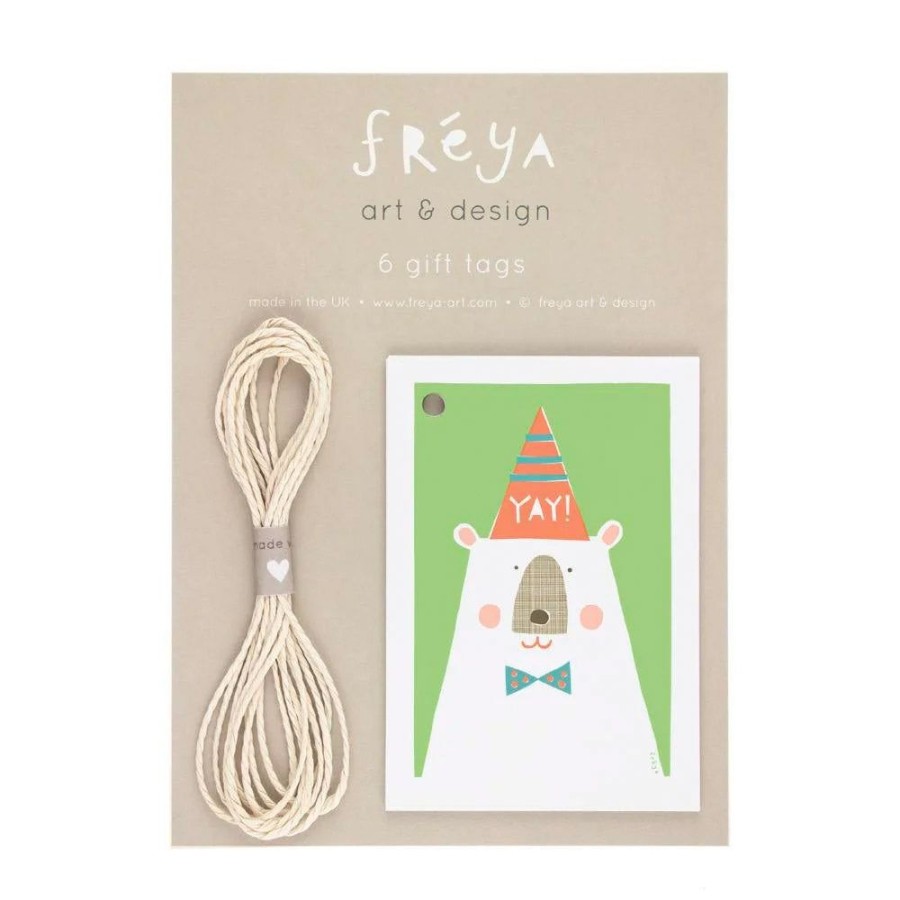 Wrap Freya Art & Design | Party Bear Gift Tags