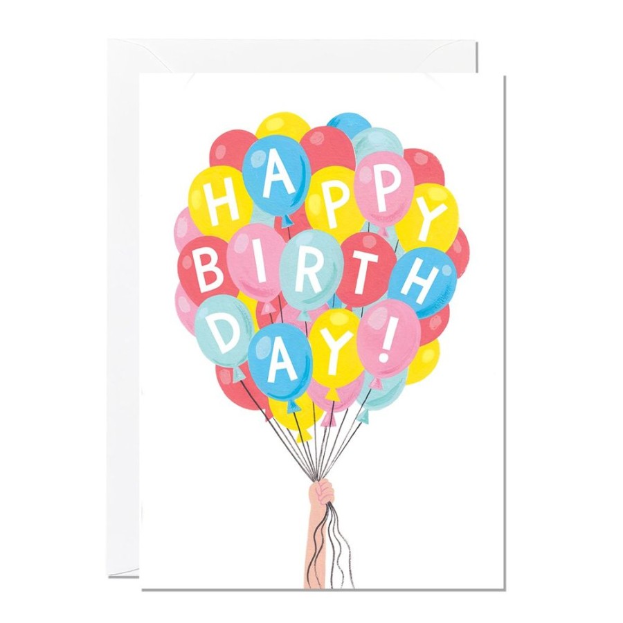 Cards Ricicle Cards | Balloon Bunch Card