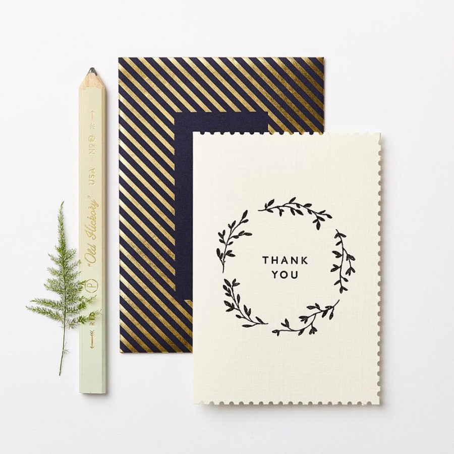 Cards Katie Leamon | Deco Thank You Wreath Card