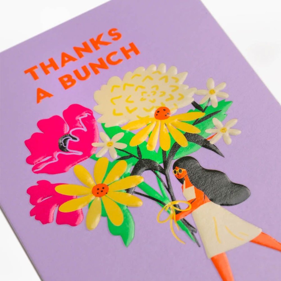 Cards Lagom Design | Thanks A Bunch Flowers Card