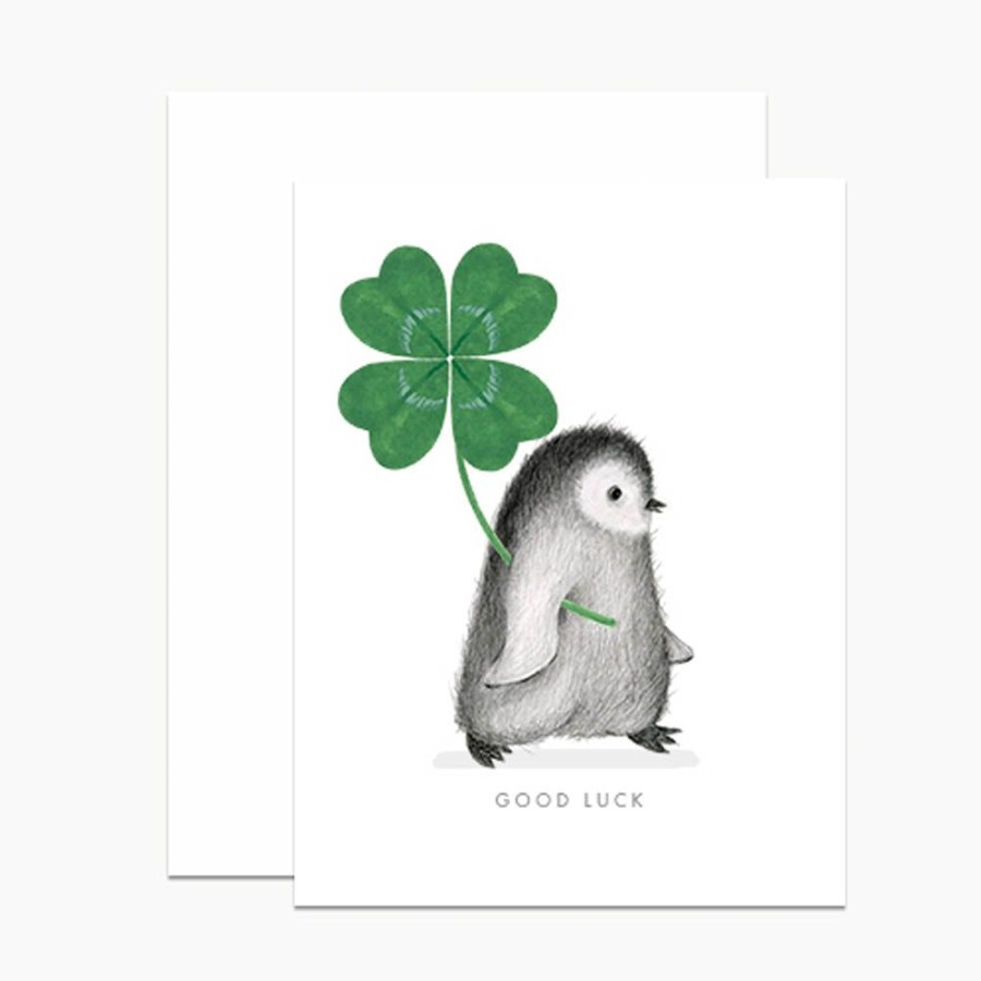 Cards Dear Hancock | Good Luck Penguin Card