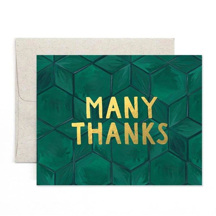 Cards 1canoe2 | Green Tile Thanks Card Set