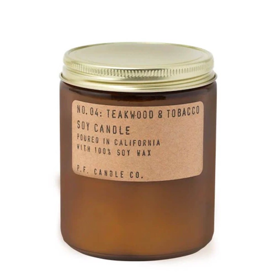 Lifestyle P.F. Candle Co. | Pf Candle Co Teakwood & Tobacco Soy Candle