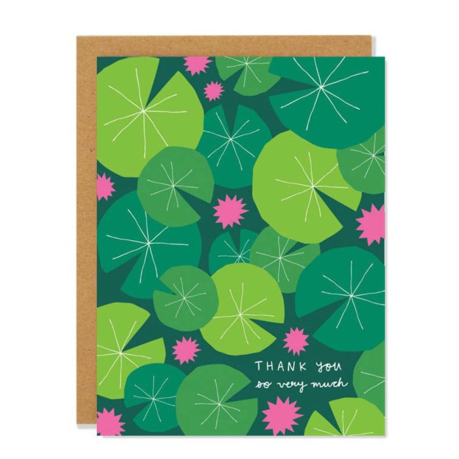 Cards Badger & Burke | Lilypad Thank You Card