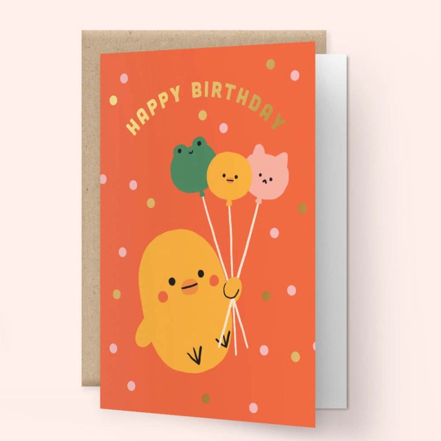 Cards Niniwanted | Balloons Happy Birthday Card