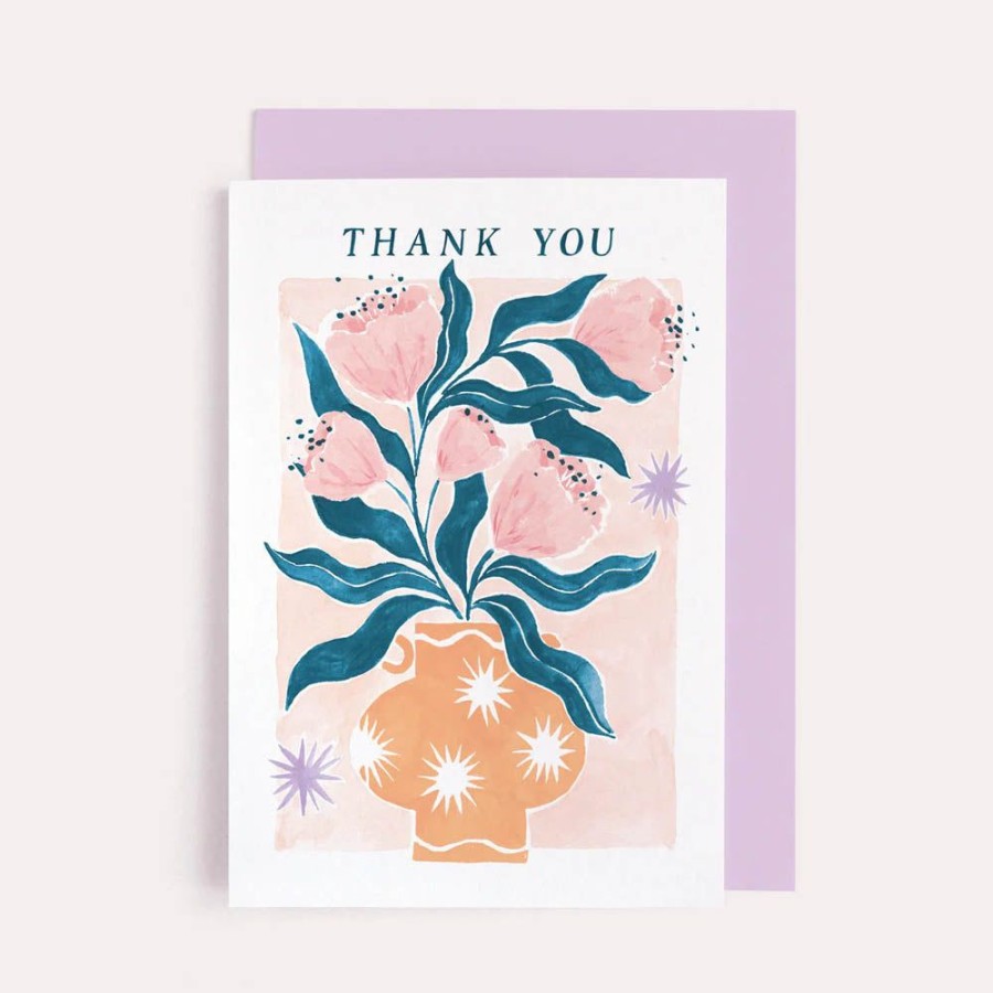 Cards Sister Paper Co. | Vase Thank You Card