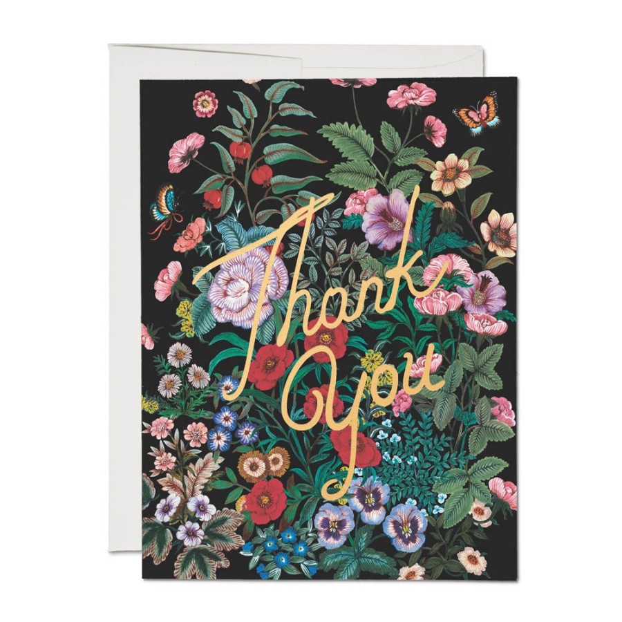 Cards Red Cap Cards | Botanical Garden Thank You Card