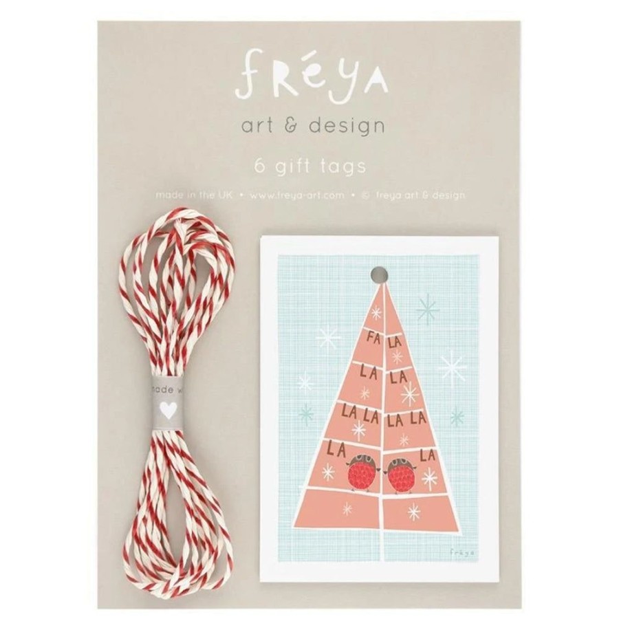 Wrap Freya Art & Design | Fa La La La La Gift Tags