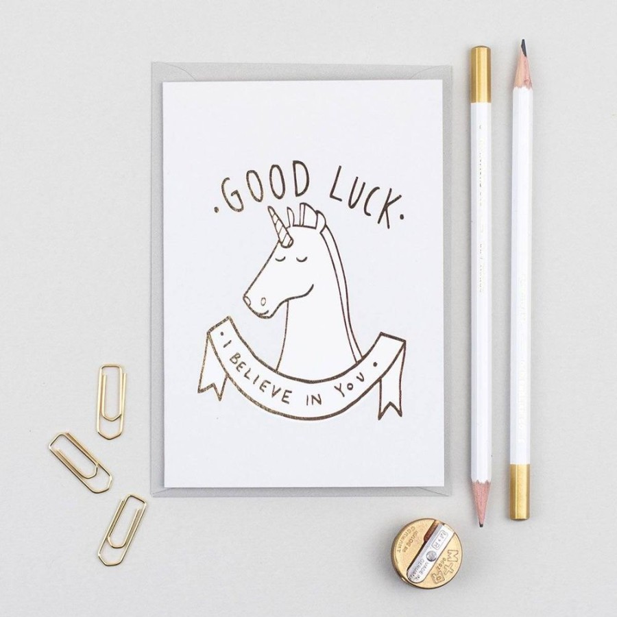 Cards Old English Company | I Believe In You Unicorn Card