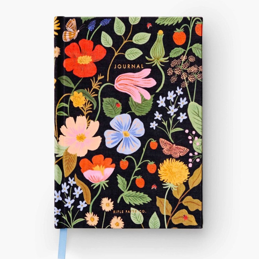 Notebooks & Planners Rifle Paper Co | Strawberry Fields Fabric Journal