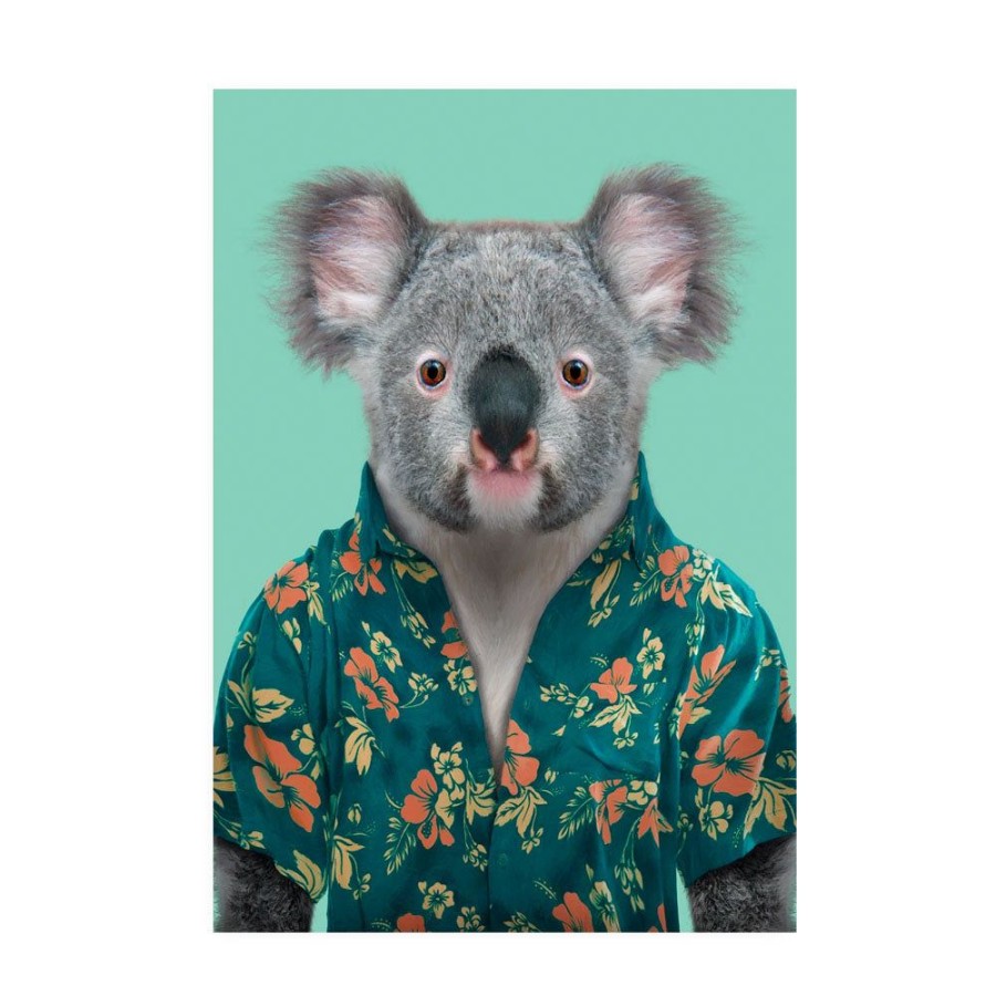 Cards Lagom Design | Zoo Portraits Koala Postcard