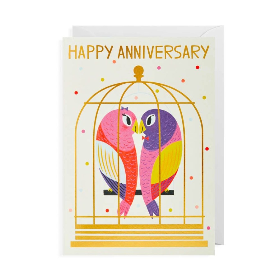 Cards Lagom Design | Love Birds Anniversary Card