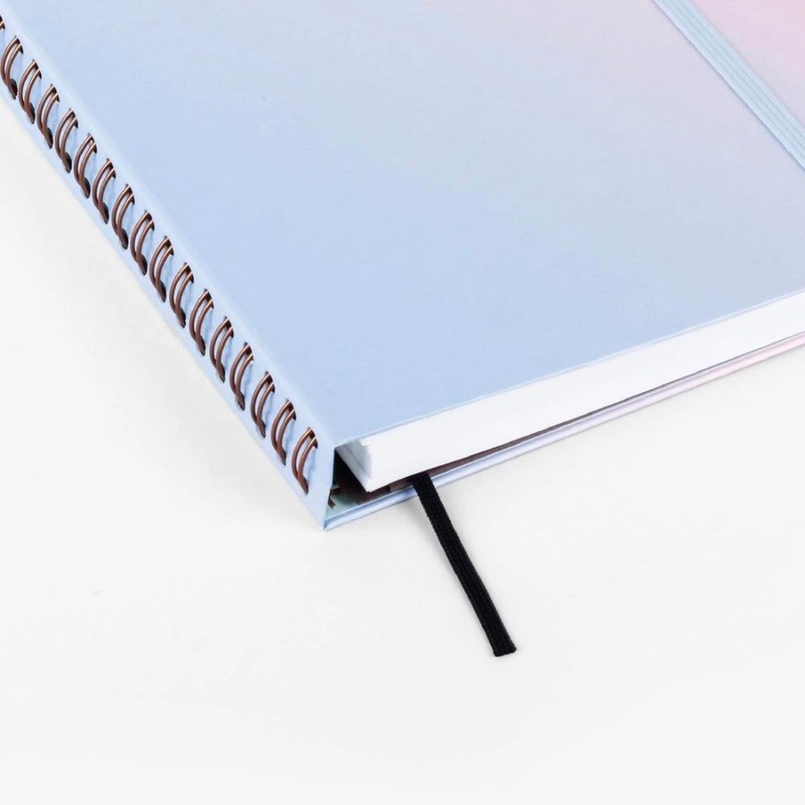 Notebooks & Planners Mossery | Pastel Sky Wirebound Notebook With Lined Pages