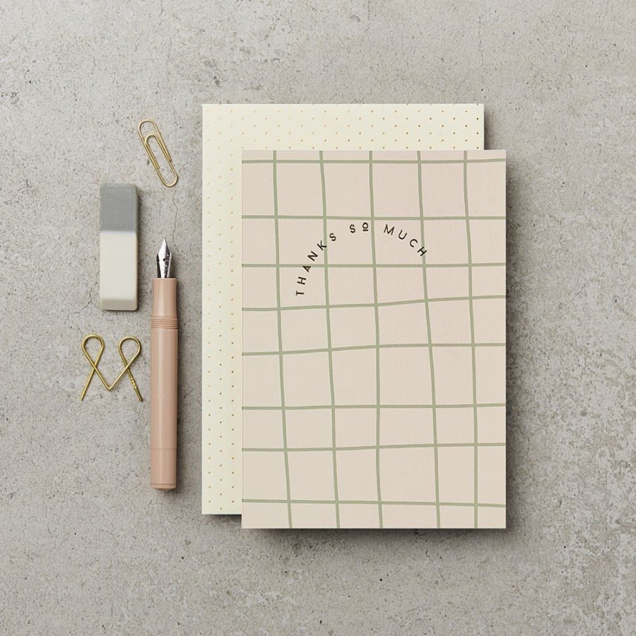 Cards Katie Leamon | Grid Thanks Card