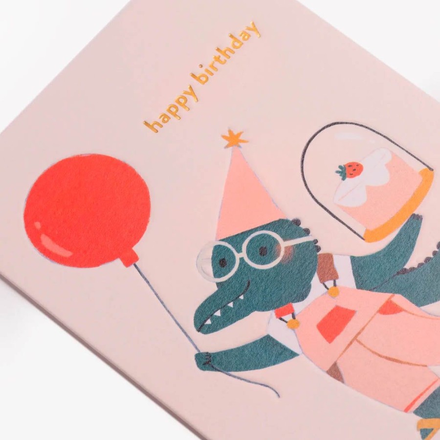 Cards Lagom Design | Happy Birthday Crocodile Card