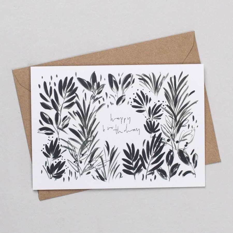 Cards Katie Housley | Botanical Birthday Card