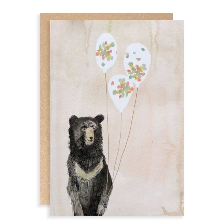 Cards Dear Prudence | Bear And Balloons Birthday Card